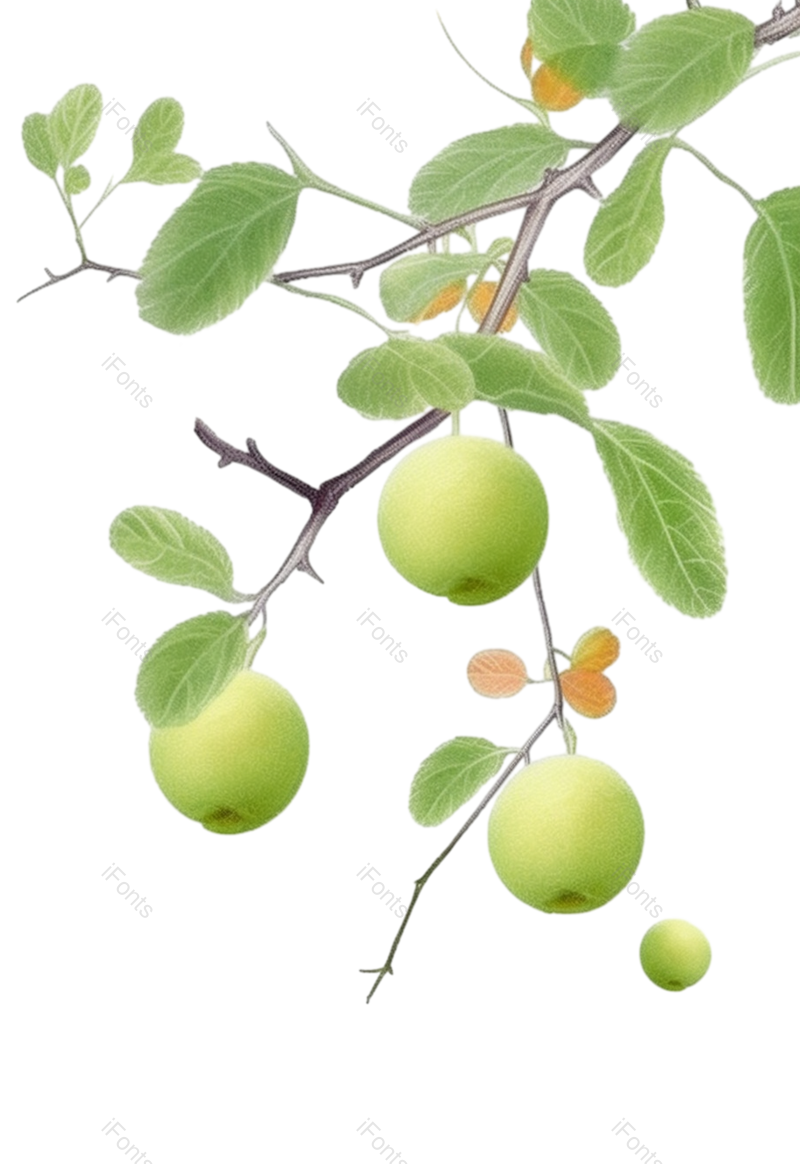 叶子图片,芒种元素,树叶PNG,植物免抠素材